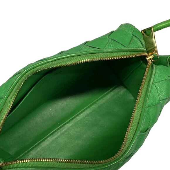 BOTTEGA VENETA Intrecciato - Green Leather P********* Shoulder Bag - Picture 7 of 15